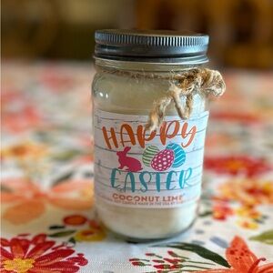 Happy Easter Coconut Lime Soy Wax Candle